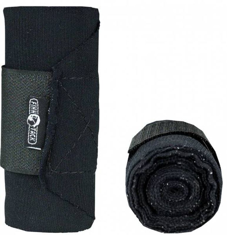 Finntack Pro elastiske løpsbandasjer - Sort