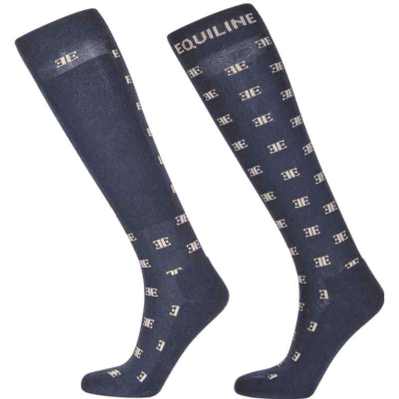 Equiline Calzino Donna Ridesokker - Navy - 39/42