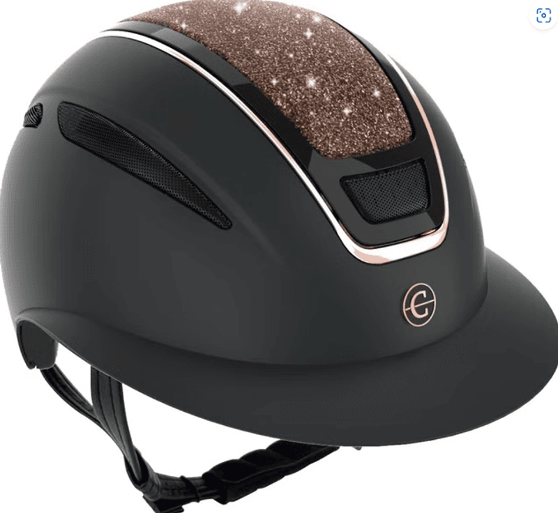 Covalliero Elite Polo Ridehjelm rosegold