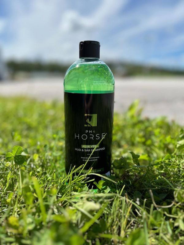PH4 Horse, Aloe Vera, Hud & Sår Shampoo