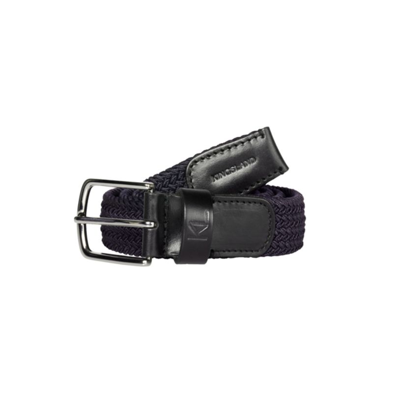KL Leslie Braided Belt Navy